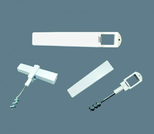 200 Adet Otel Tipi Promosyon Şişe Açacağı Tirbuşon Meşrubat Soda Cola Açacak Metal Uçlu - 4