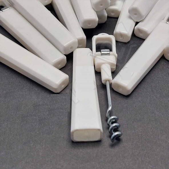 10 Adet Otel Tipi Promosyon Şişe Açacağı Tirbuşon Meşrubat Soda Cola Açacak Metal Uçlu - 3