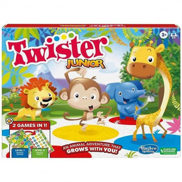 Orjinal Twister Junior 3 Yaş ve Üzeri İçin Twister Kutu Oyunu