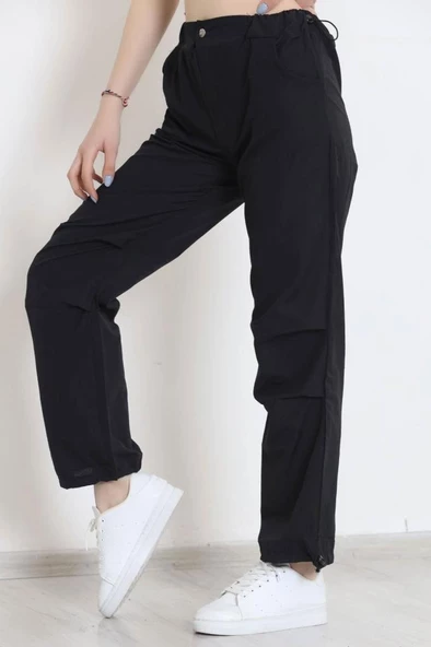 Paraşüt Kumaş Eşofman Altı Siyah - 609.1247. - 7