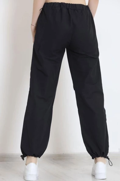 Paraşüt Kumaş Eşofman Altı Siyah - 609.1247. - 11