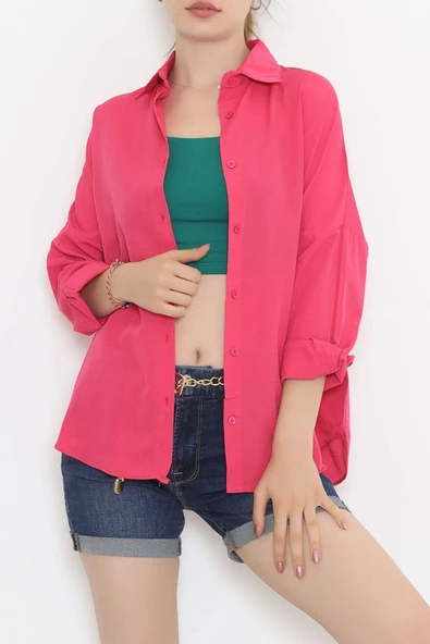 Salaş Gömlek Fuşya - 293.1247. - 2