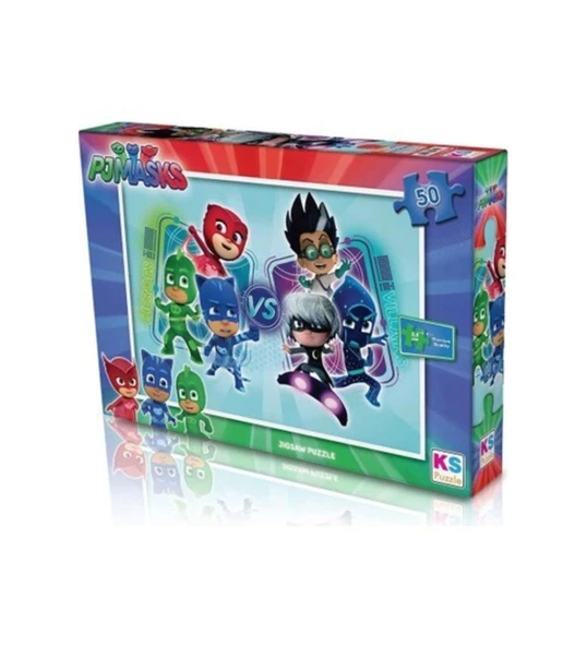 Ks Games 50 Parça Pj Masks Çocuk Puzzle - Pİjamaskeliler