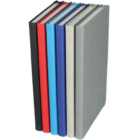 PULKO Notebook Not Defteri, (16X24CM), Termo Deri, 224 Sayfa, Çizgili, 041, - 4