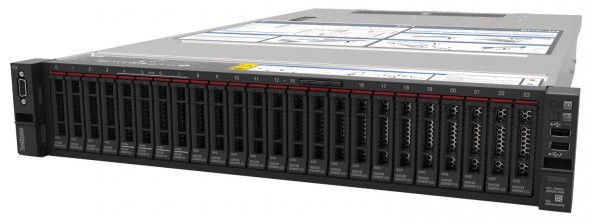 LENOVO SERVER 7D76A024EA THINKSYSTEM SR650 V3 GOLD 5418Y 24C 2GHz 1x64GB 4800MHz 9350-8i 1x1100W XCC PLATINUM 2U RACK