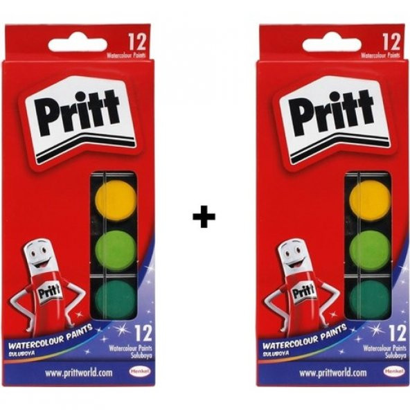 Pritt 12 Renk Sulu Boya 2li