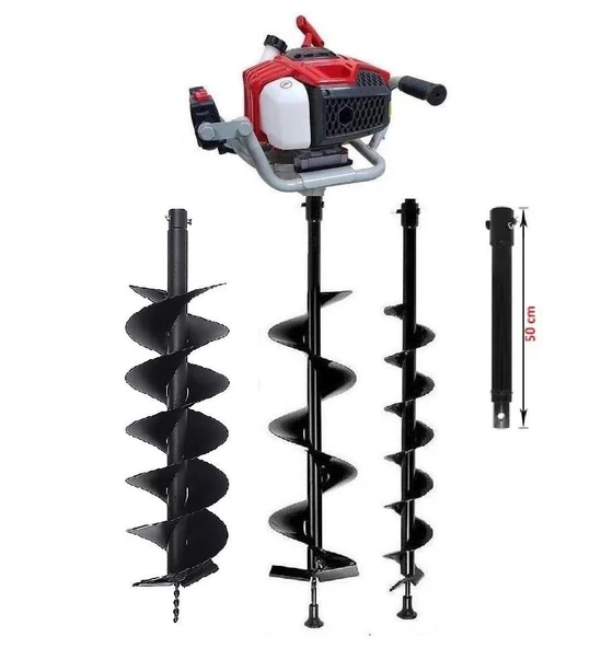 Gardenpro EA52P Toprak Burgu Makinası Seti