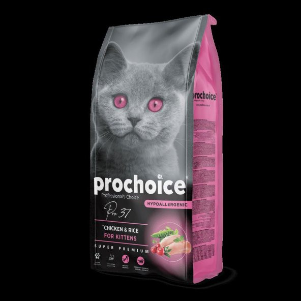 Prochoice Pro 37 Tavuklu ve Pirinçli Yavru Kedi Maması 15 Kg