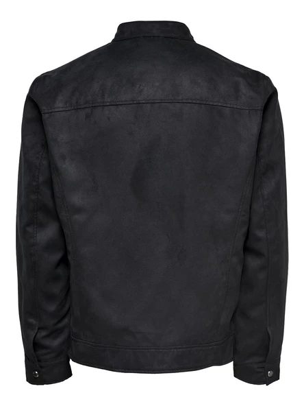 ONLY & SONS Erkek Suni Süet Deri Ceket 22021446 - 7