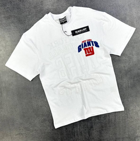 Ral Sport New York Giants Oversize T-Shirt Beyaz