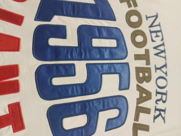 Ral Sport New York Giants Oversize T-Shirt Beyaz - 4