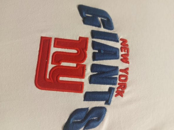 Ral Sport New York Giants Oversize T-Shirt Beyaz - 5