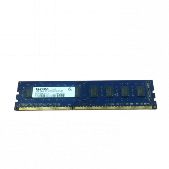 ELPİDA 2GB 2RX8 PC3 10600U DDR3 1333 MHZ MASAÜSTÜ PC RAM