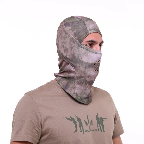 Single Sword Polarlı Kar Maskesi Kadın&Erkek Balaklava - 3