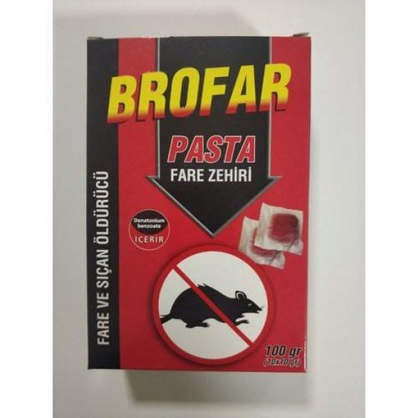 Brofar Fare Ve Sıçan Zehri 100 Gr.