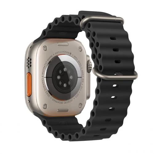 Polham Apple Watch 4-5-6 İle Uyumlu 40mm Marine Loop Silikon Kordon, Ultra Hafif ve Rahat Kayış