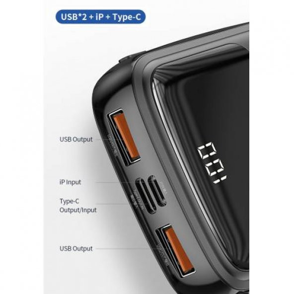 Baseus 15w İphone 10000 Powerbank, İphone Şarj Kablo Powerbank Ultra Hızlı Powerbank - 7