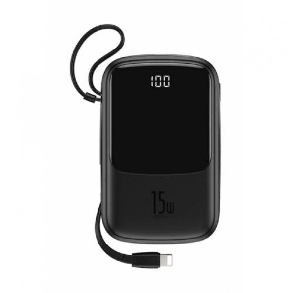 Baseus 15w İphone 10000 Powerbank, İphone Şarj Kablo Powerbank Ultra Hızlı Powerbank - 10