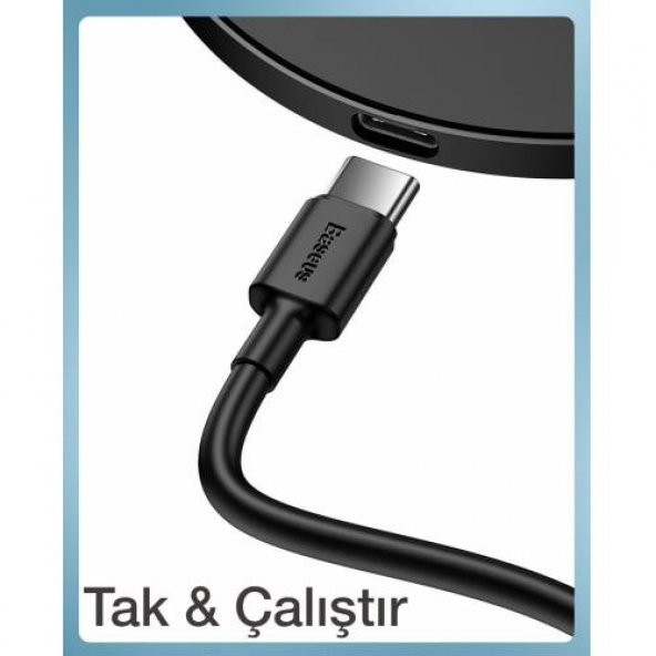 BASEUS Manyetik Ultra Hızlı Magsafe Uyumlu 15w Kablosuz Şarj Cijhazı İphone 13 12 Pro MAX Uym - 4