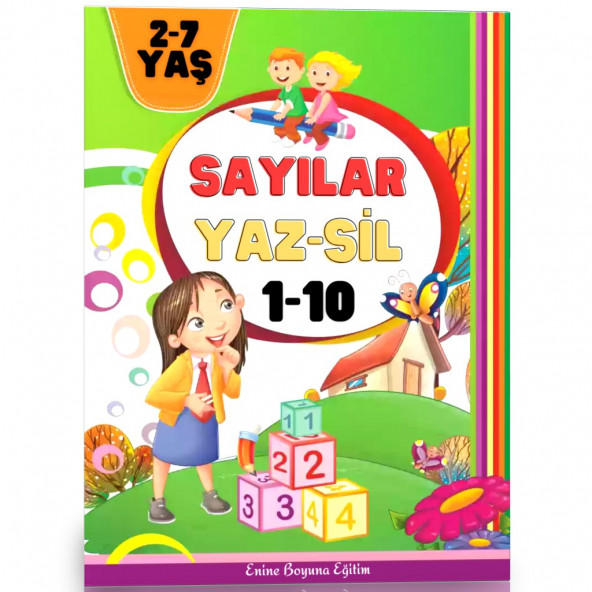 Okul Öncesi Sayılar YAZ SİL Kitabı ürün görseli 1
