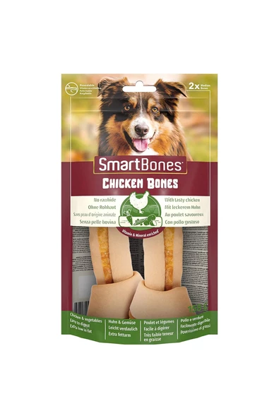 8in1 Smart Bones Tavuklu Orta Boy 2 Adet Lezzetli Kemik. 158 Gr