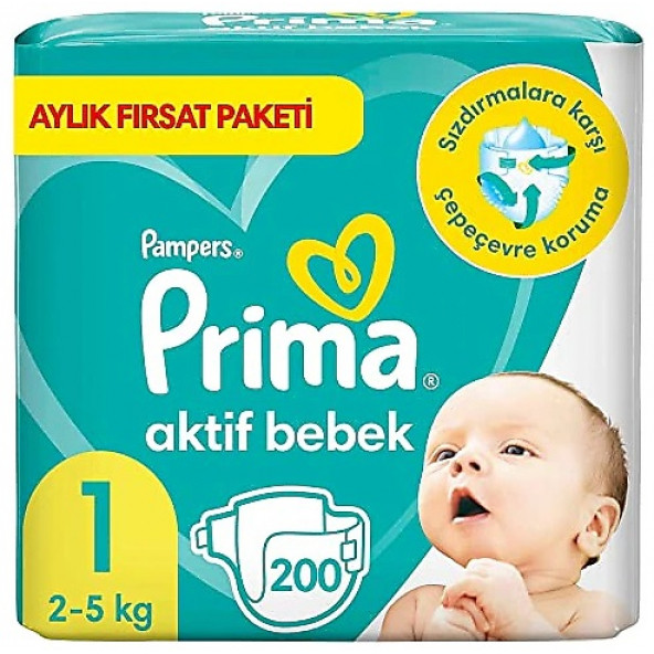 Prima No.1 Aktif Bebek 200 Adet - 1