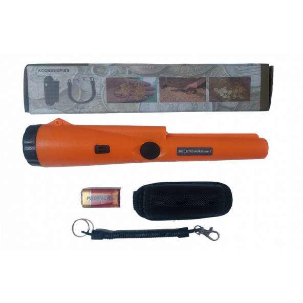 BMK ELECTRO ANKARA Pointer s Metal Altın Dedektörü 2023 Model Son Sürüm + Pil Hediye