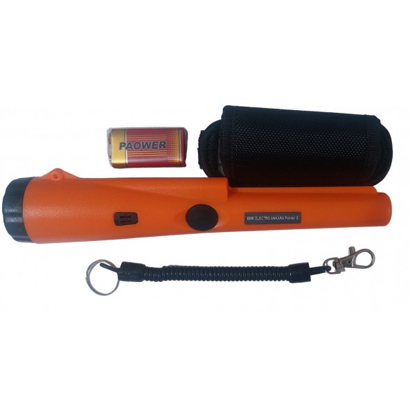 BMK ELECTRO ANKARA Pointer s Metal Altın Dedektörü 2023 Model Son Sürüm + Pil Hediye - 2