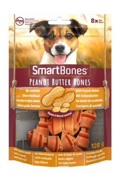 Smart Bones Fıstık Ezmesi Orta 2 Adet. 158 Gr