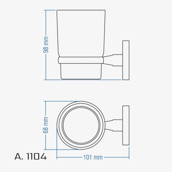 Duxxa Deppot Natura Diş Fırçalık A.1104.B - 2