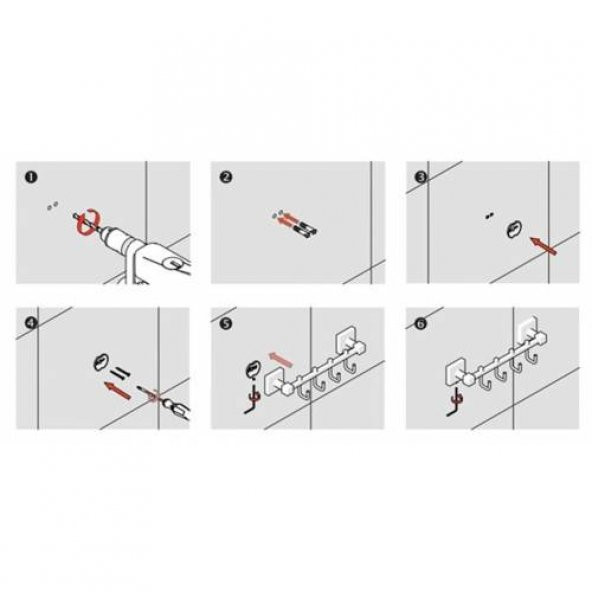 Duxxa Deppot Fenice Set Askılık Dörtlü A.1929 - 2