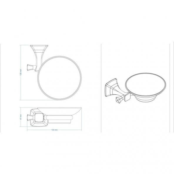 Duxxa Deppot Eiffel Sabunluk A.1403 - 2