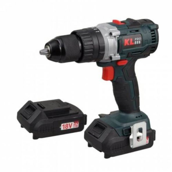 Klpro Kldm1820B 18V 2.0Ah Şarjlı Darbeli Vidalama Matkap Kömürsüz