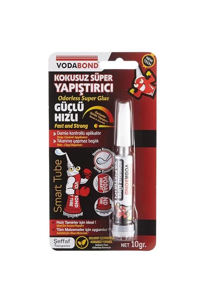 Vodabond Kokusuz Süper Hızlı Yapıştırıcı 10 gr