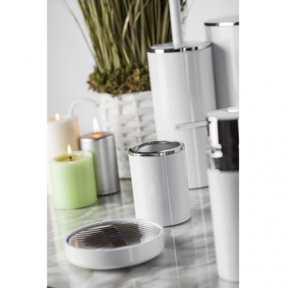 Primanova M-E33-01 P.Nova. Lenox Diş Fırçalık Beyaz (E33) - Resim 2