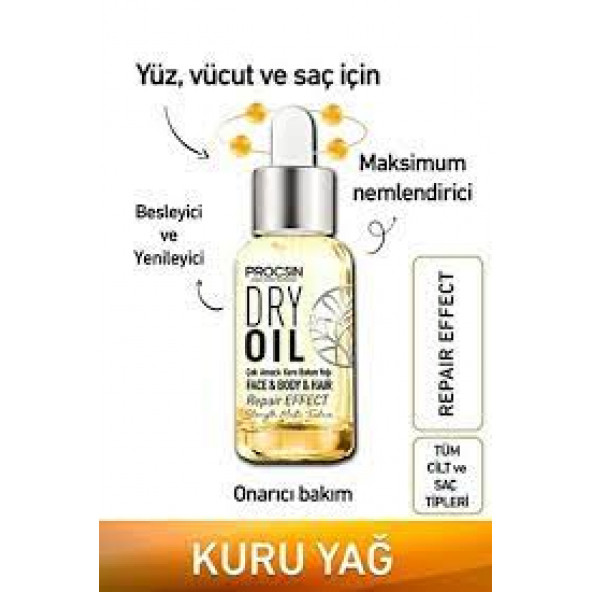 PROCSIN Kuru Bakım Yağı 20 ML