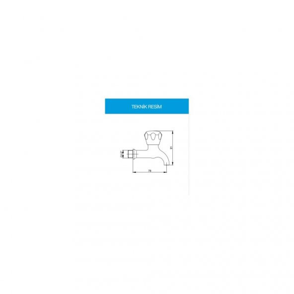 Ar-Yak Topaç Kısa Musluk 102109401 - 3