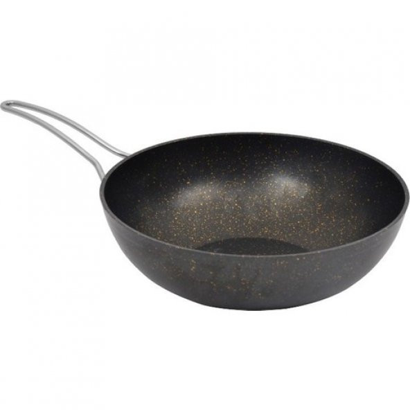 Nurgaz granit Döküm Wok Tava 28cm Ng 176
