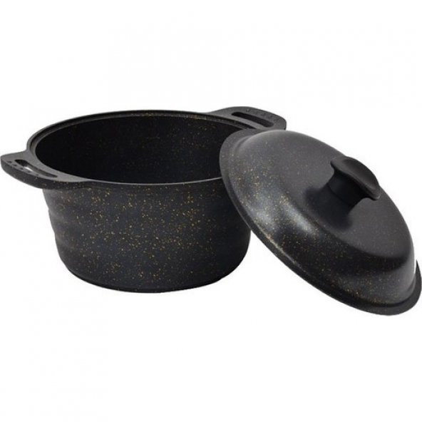 Nurgaz granit Döküm Kamp Tenceresi 24 cm Ng 179 - 2