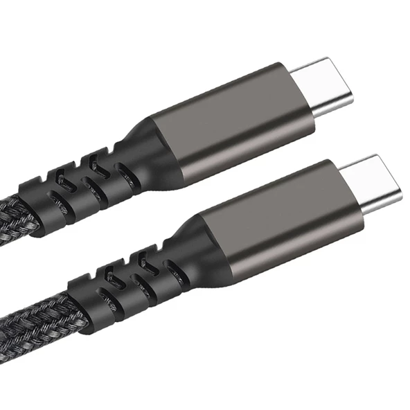 2.Jenerasyon Type-C to Type-C USB3.2 PD Data Kablosu 100W 20Gbps 4K@60Hz 0.5 Metre