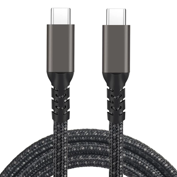 2.Jenerasyon Type-C to Type-C USB3.2 PD Data Kablosu 100W 20Gbps 4K@60Hz 0.5 Metre - 6