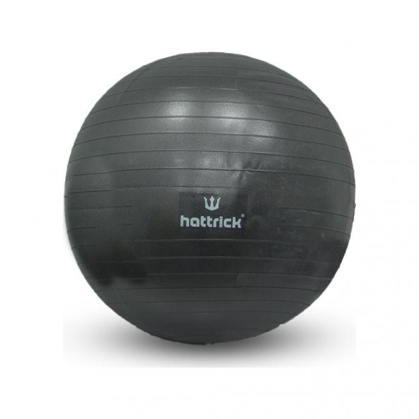 Hattrick Hb-65 Pilates Topu 65 cm+Pompa Siyah ürün görseli 1