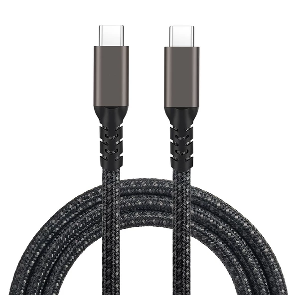 2.Jenerasyon Type-C to Type-C USB3.2 PD Data Kablosu 100W 20Gbps 4K@60Hz 0.5 Metre - 3