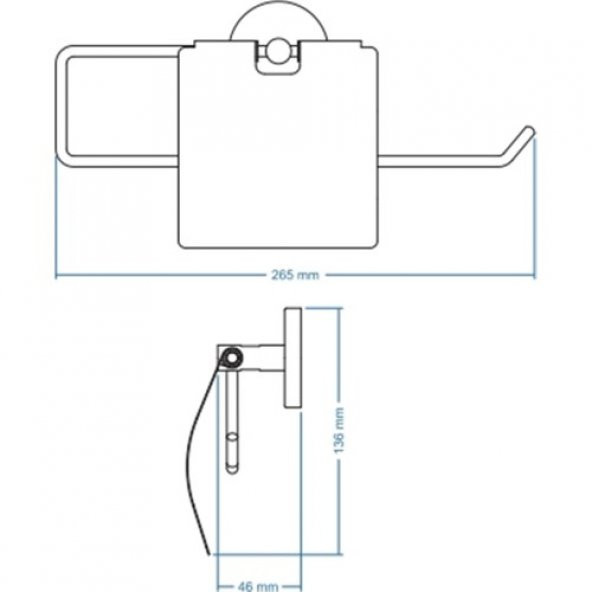 Duxxa Deppot Natura Kağıt Havluluk Kapaklı A.1113.B - 3
