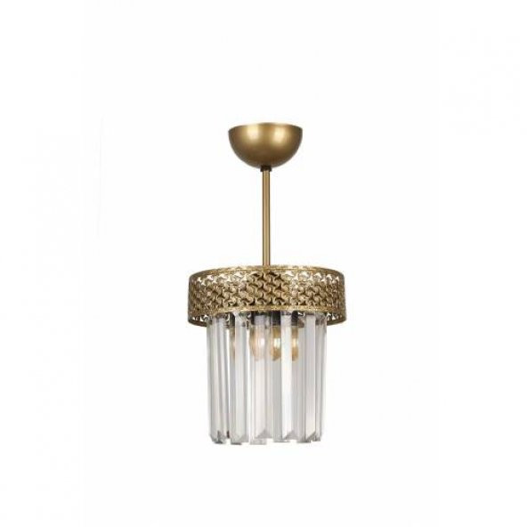 Begüsa Sitrus Tekli Eskitme Taşlı Avize - 2