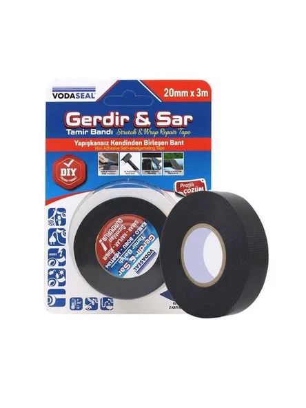 Vodaseal Gerdir&Sar Silikon Tamir Bandı 25mmx2m - 3