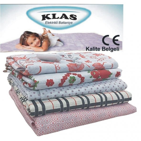 Klas Çift Kişilik Elektrikli Battaniye 120x160