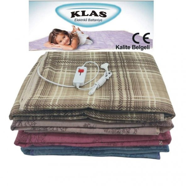 Klas Çift Kişilik Elektrikli Battaniye 120x160 - 2
