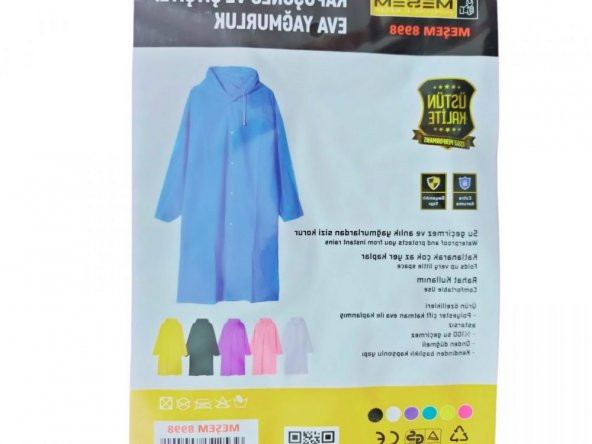 Meşem Eva Yağmurluk XXL