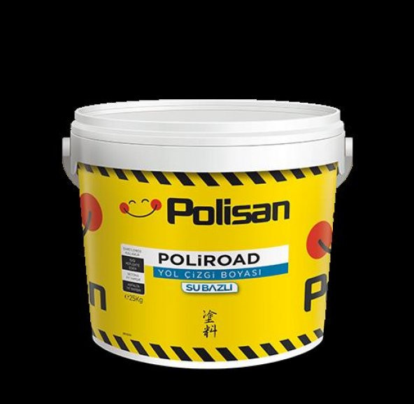 Polisan Yol Çizgi Boyası Beyaz 2.5 Lt